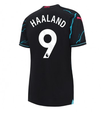 Manchester City Erling Haaland #9 Tredje trøje Dame 2023-24 Kort ærmer